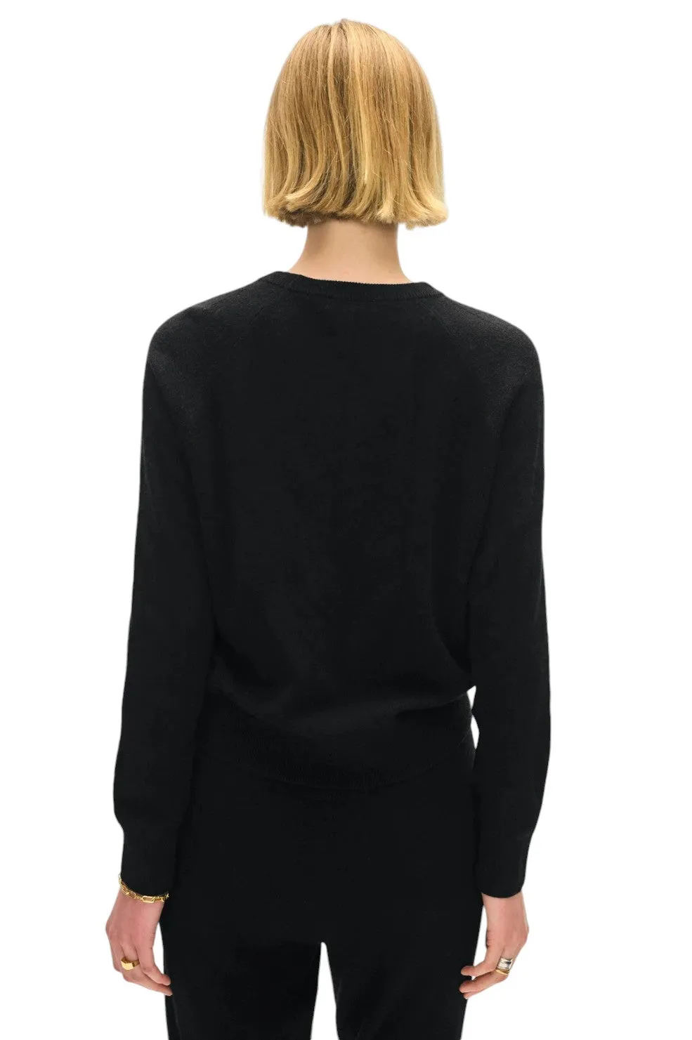 Cashmere Easy Sweatshirt - Black