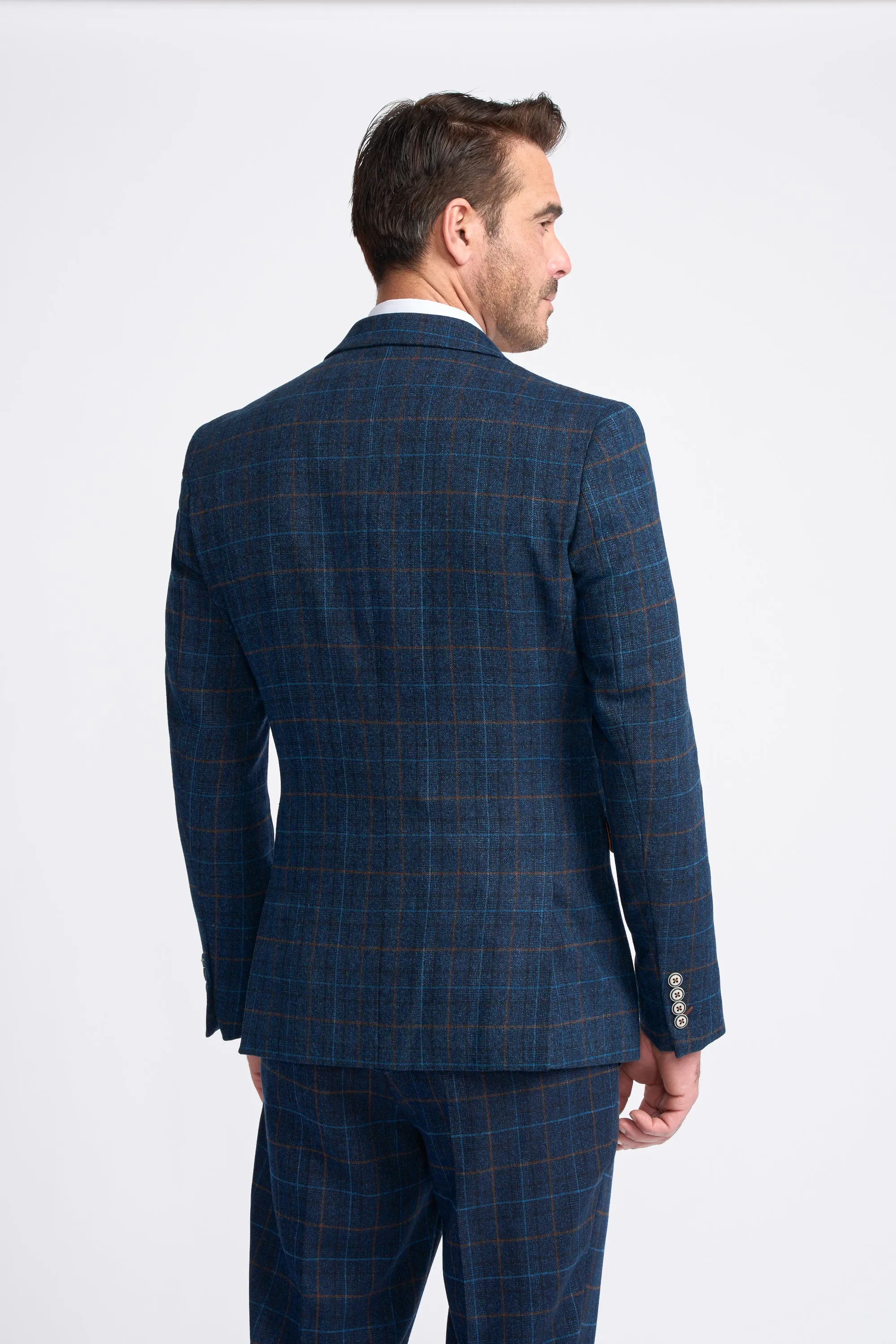 Cody Blue Check Blazer