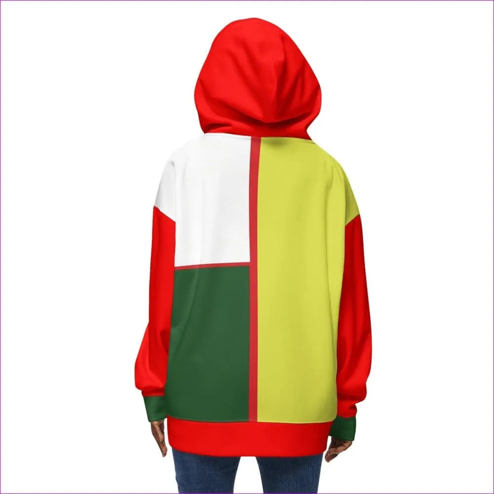 Color Block Astute Women’s Premium Relaxed Fit Hoodie