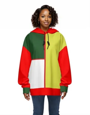 Color Block Astute Women’s Premium Relaxed Fit Hoodie