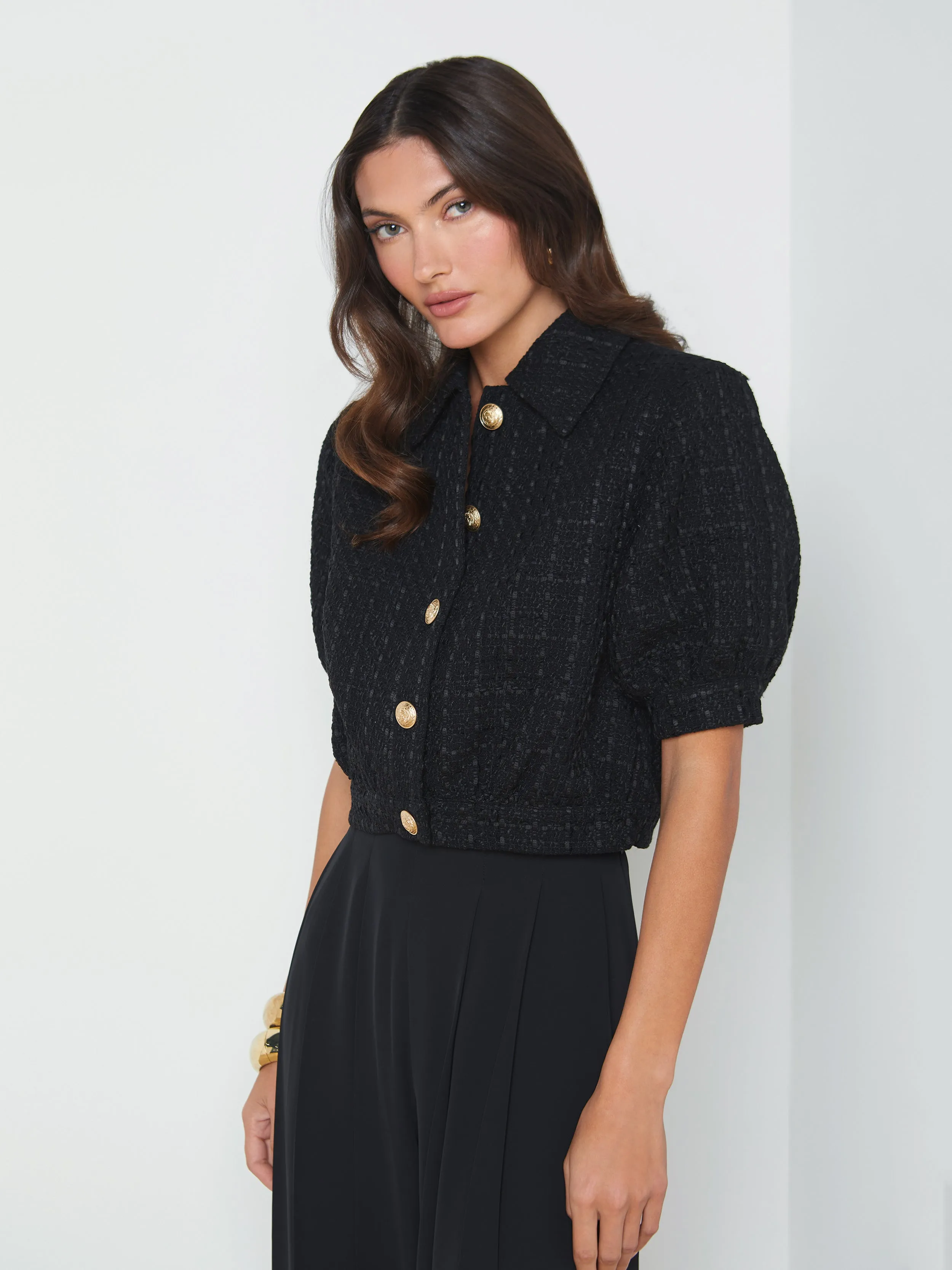 Cove Cropped Tweed Jacket