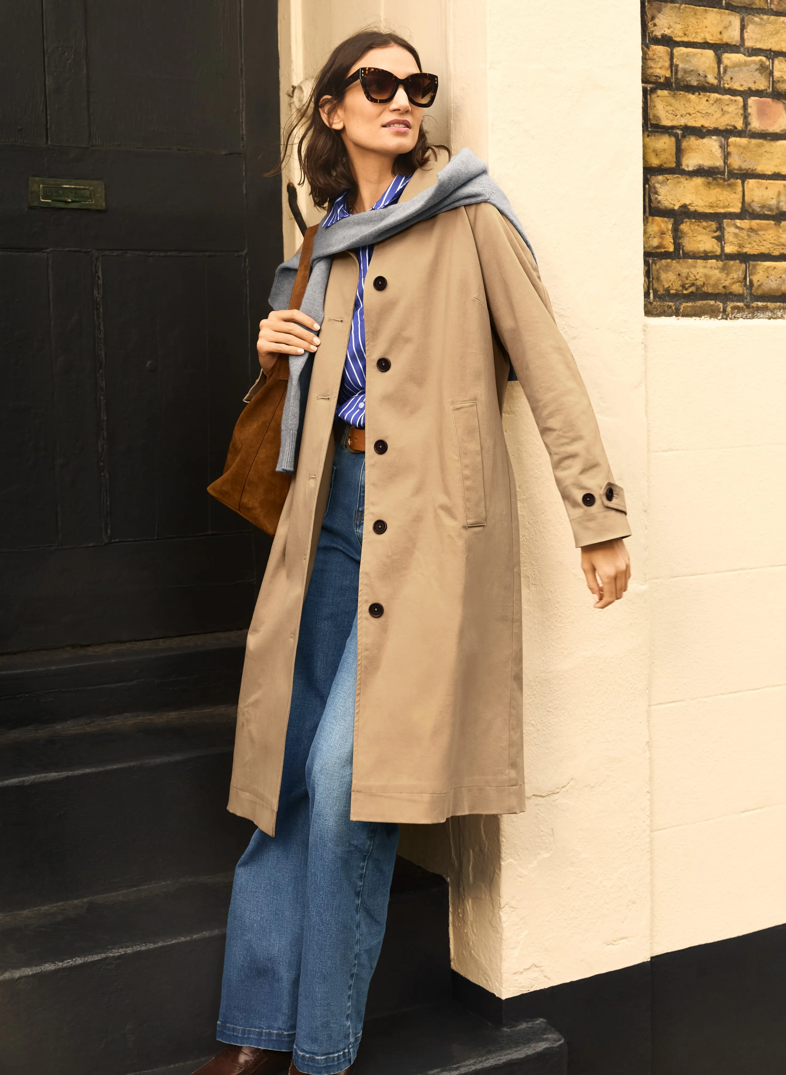 Hazel Organic Cotton Mac Coat