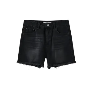 HZ8911 Distressed Denim Shorts