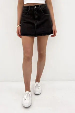 Ivy Denim Skort Charcoal