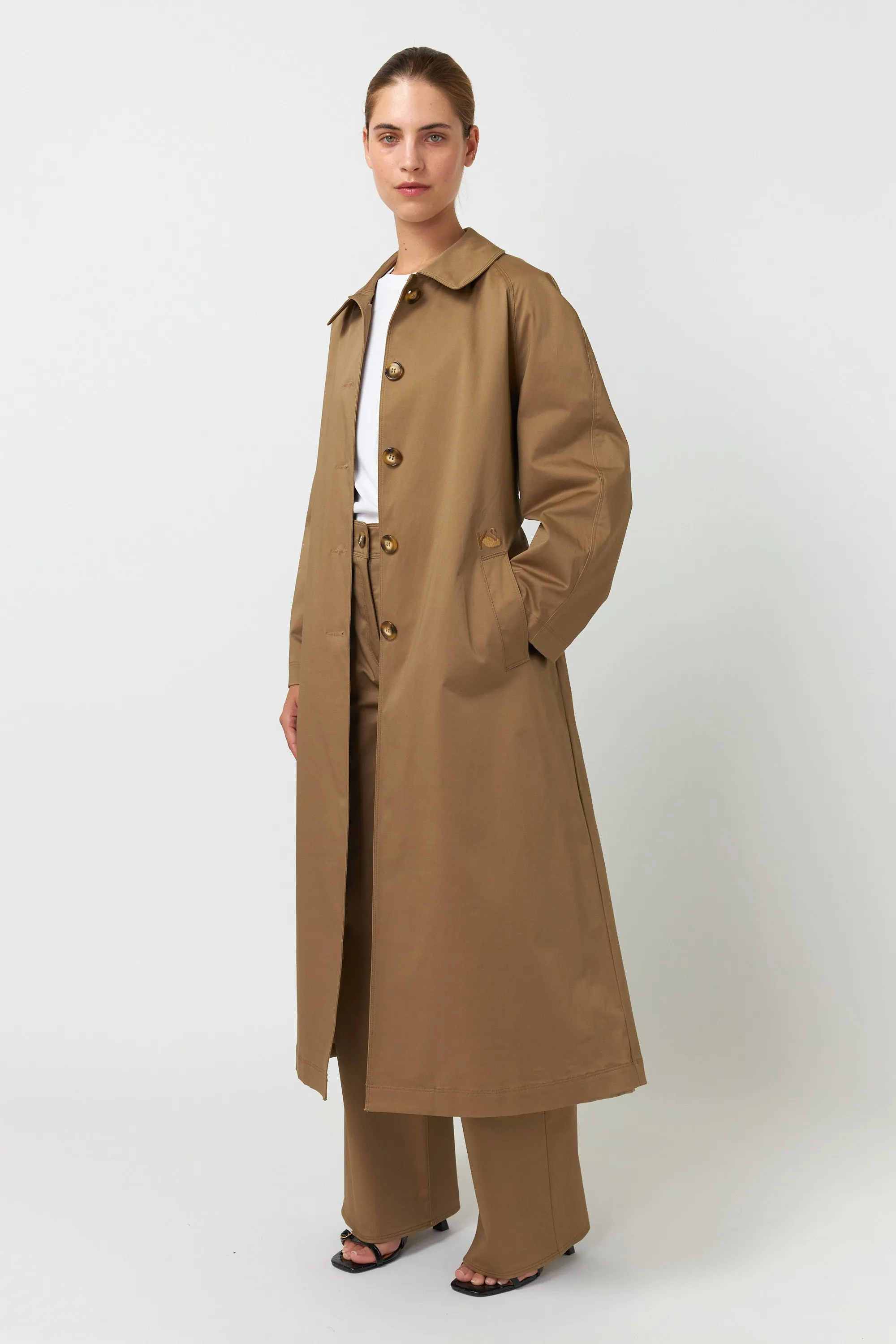 Kate Sylvester Cooper Coat Sand