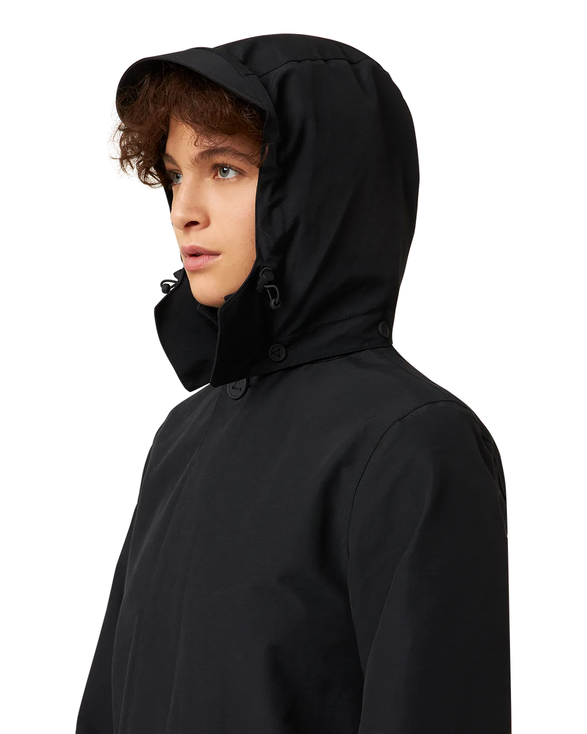 LAST ONE in L - Maium Mac Rain Coat or Poncho - Black