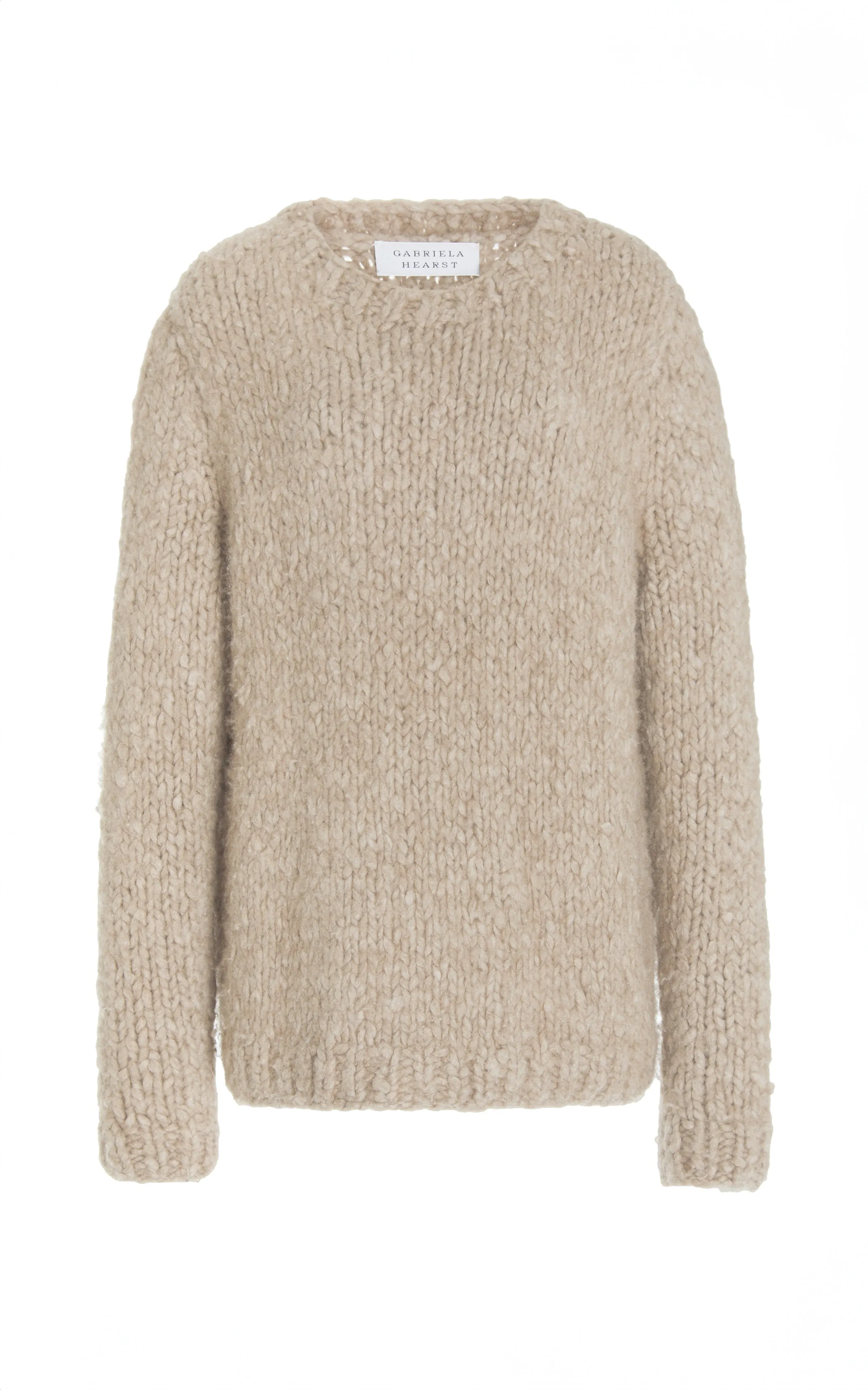 Lawrence Knit Sweater in Oatmeal Welfat Cashmere