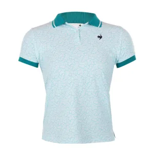 LE COQ SPORTIF GOLF Flower Pattern Women's Polo (Emerald)