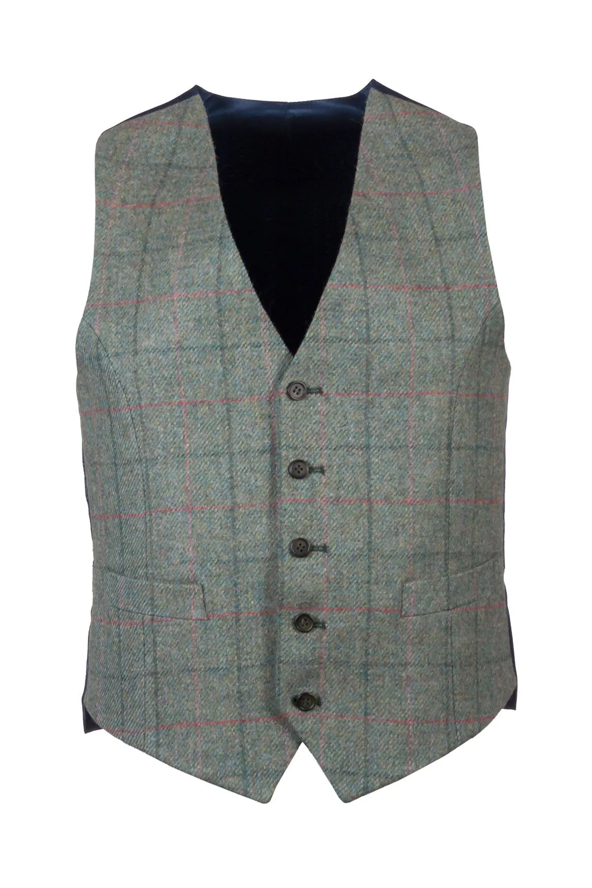 Men's Hawthorn Satin Back Tweed Waistcoat