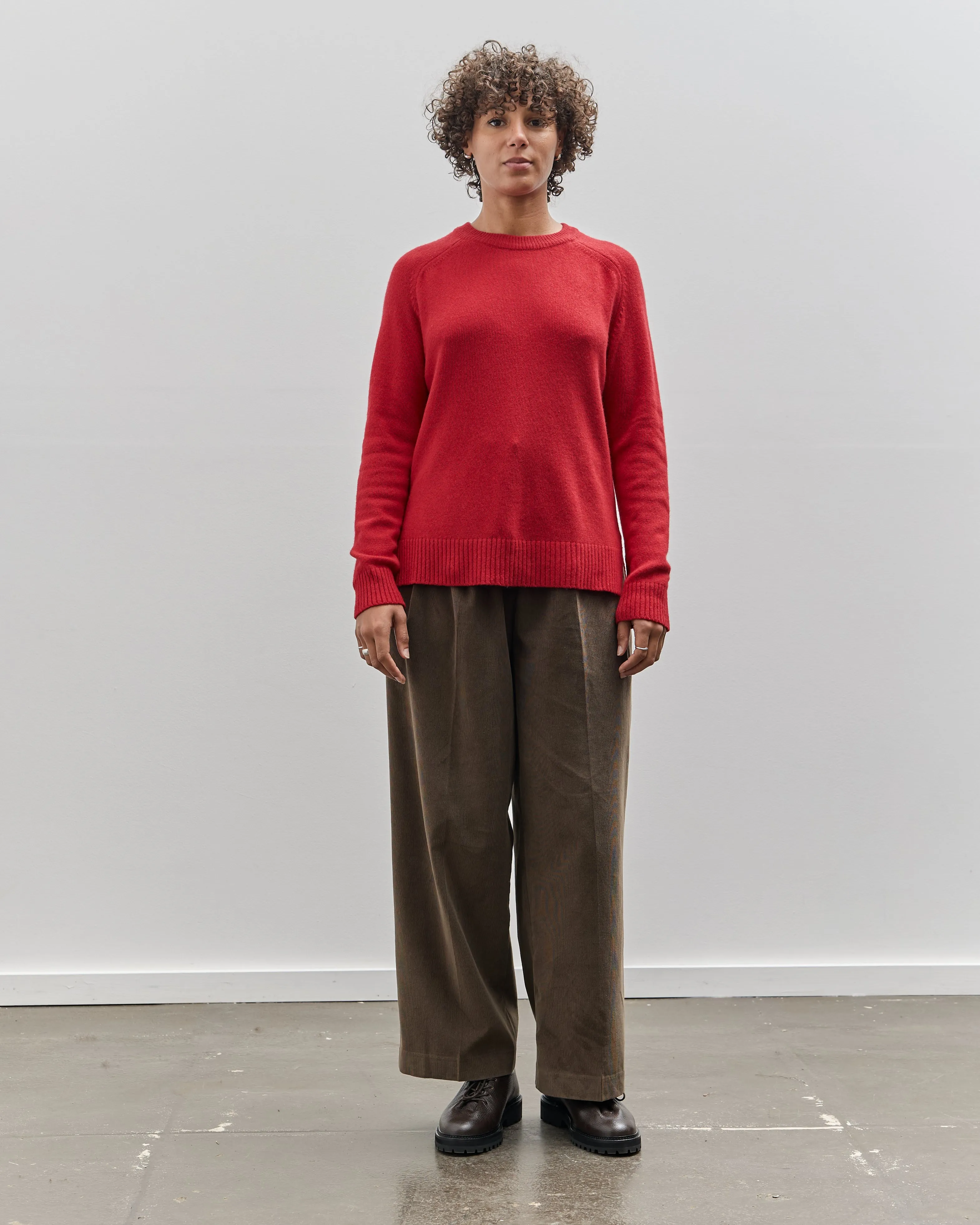 Mijeong Park Cashmere Blend Crewneck, Red