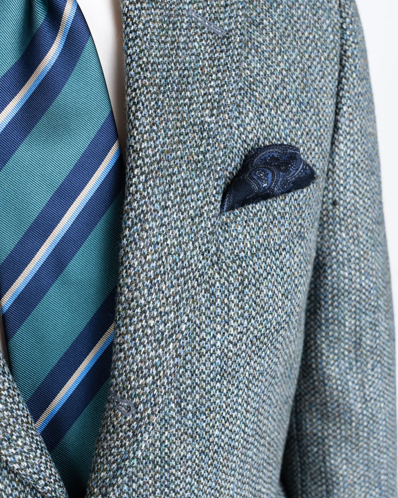 Moss Birdseye Tweed Classic Ivy Sportcoat