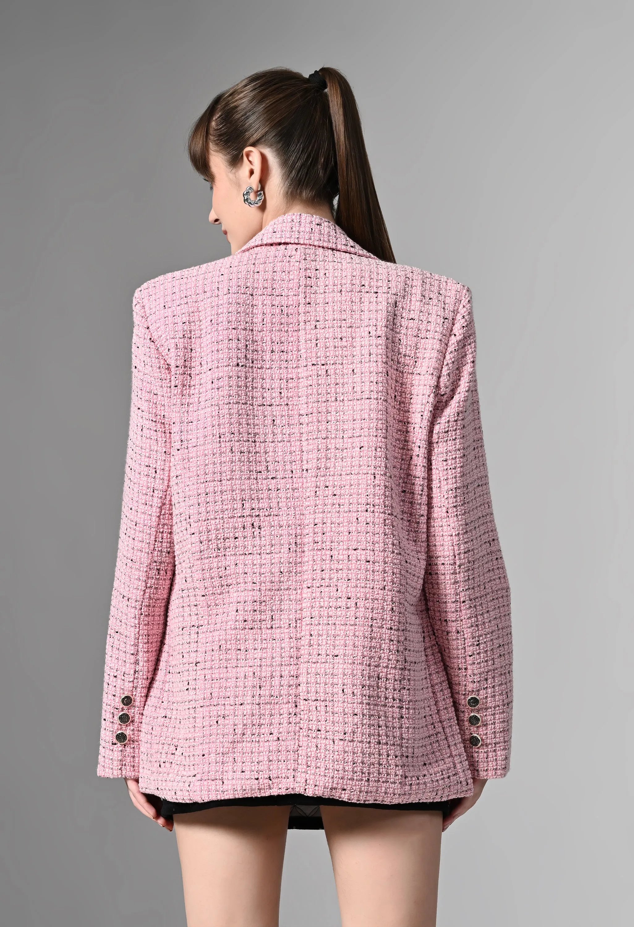 Pankh Benton Tweed Formal Blazer