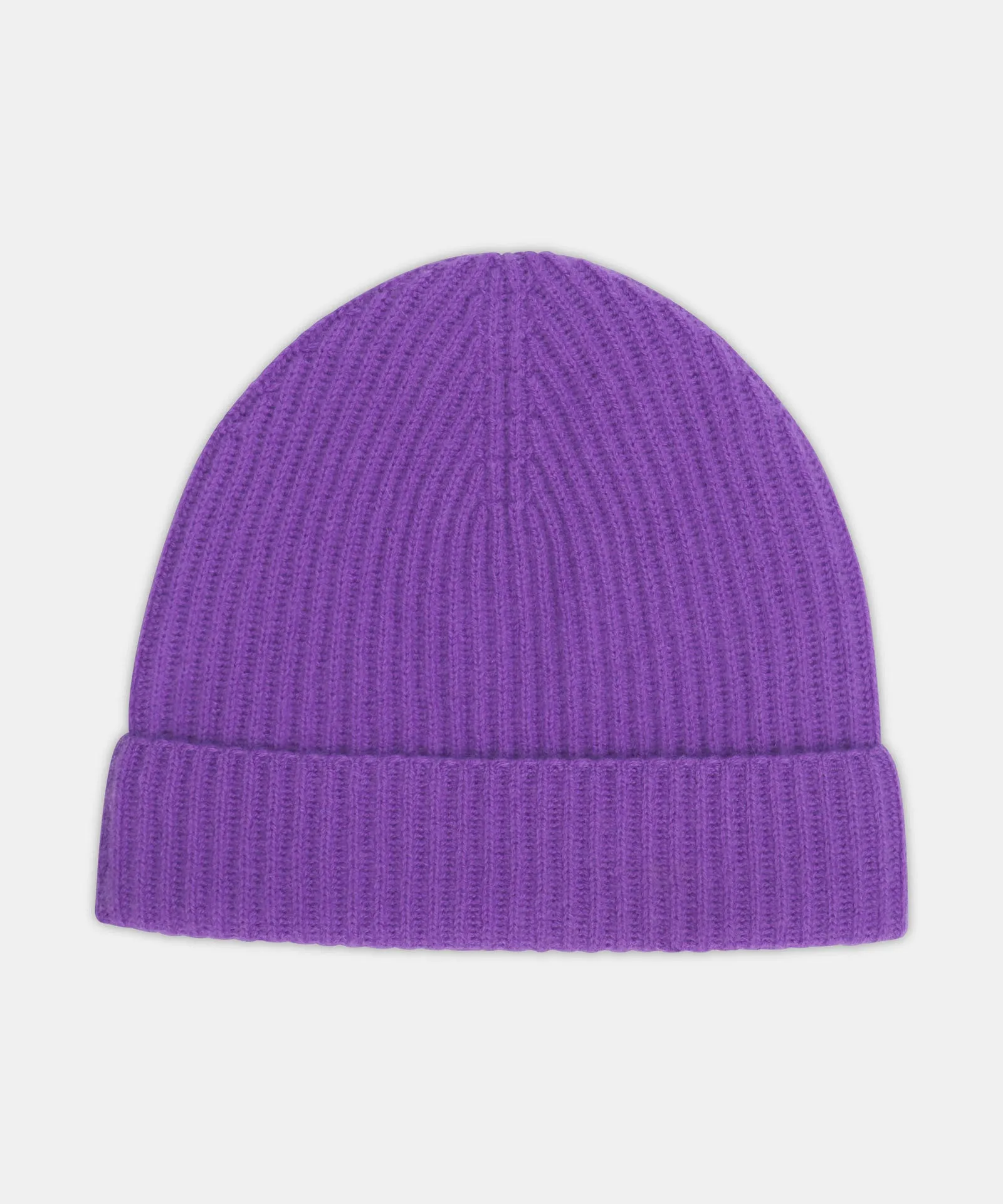 Signature Cashmere Ribbed Beanie