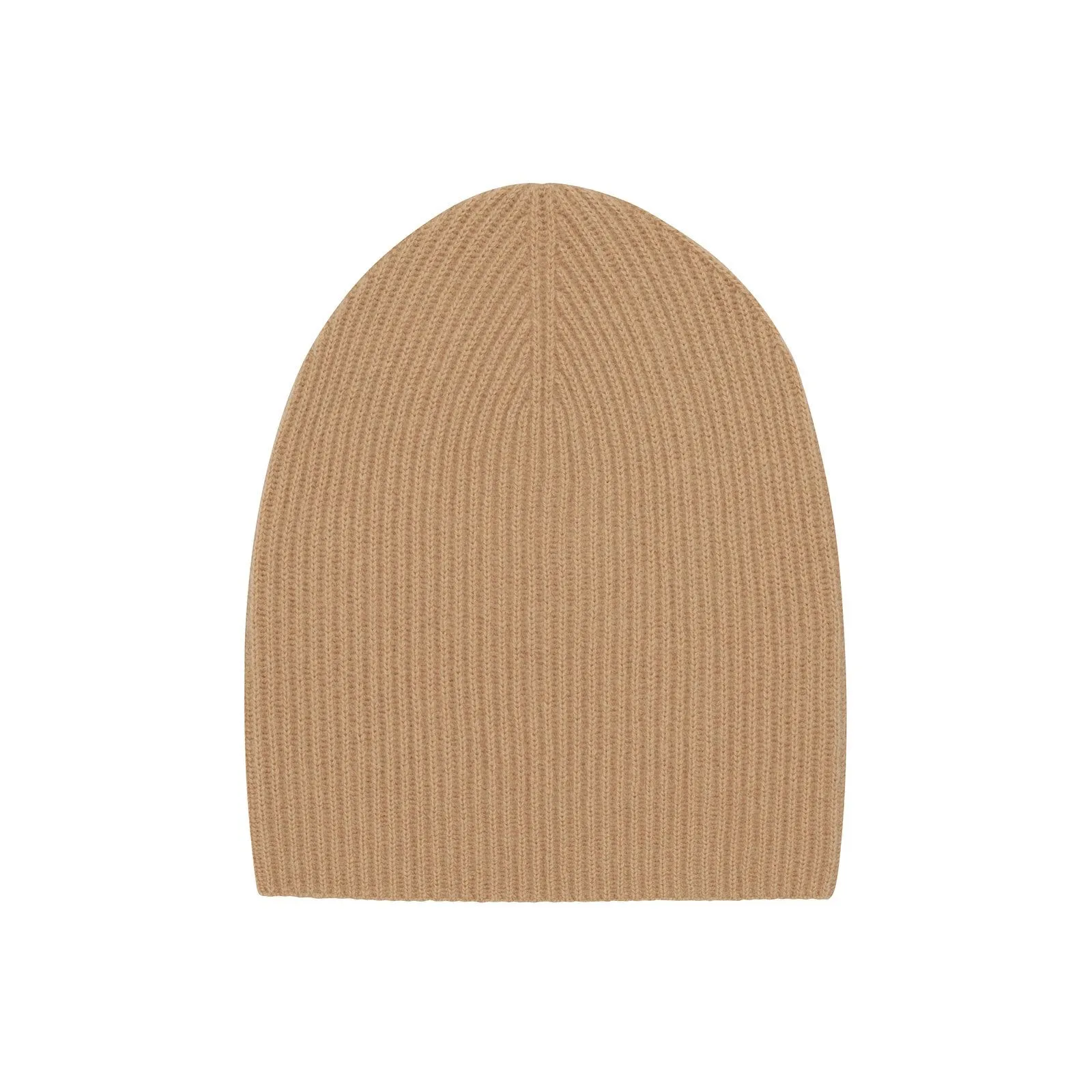 Signature Cashmere Ribbed Beanie