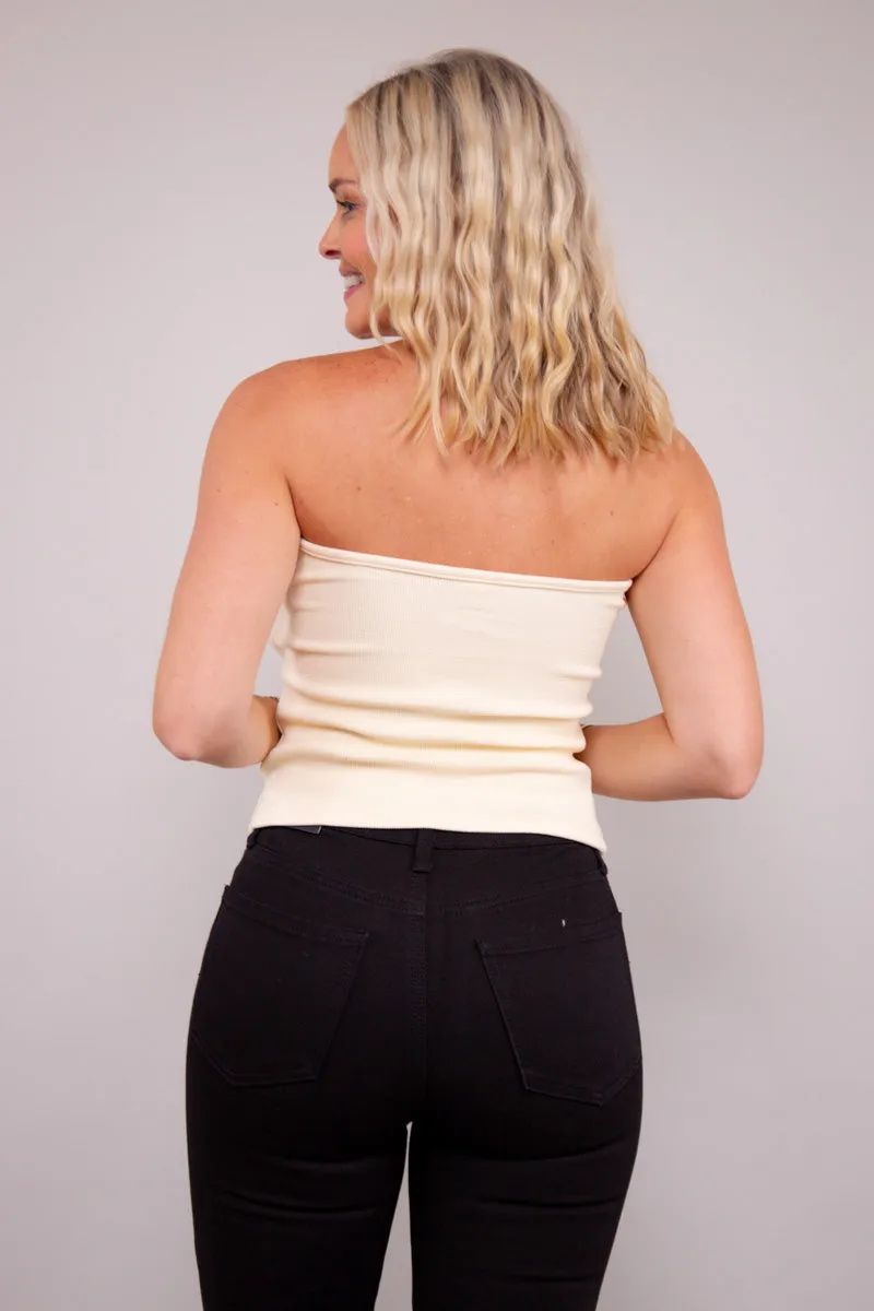 Sweetheart Strapless Top (LARGE) - FINAL SALE