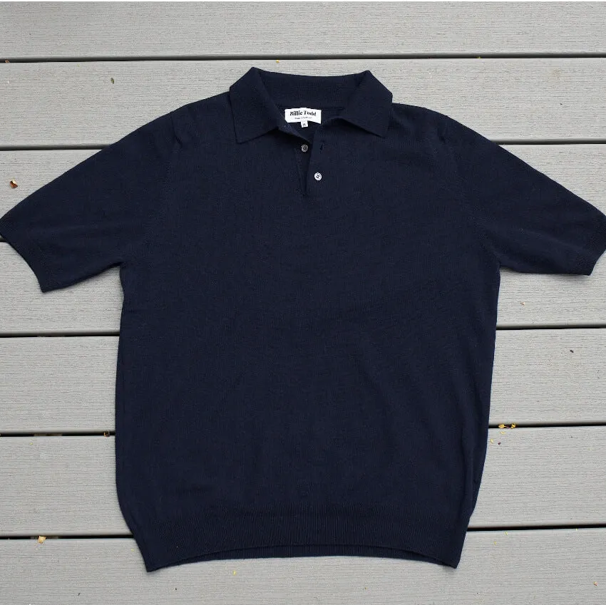 The Malcolm 2-Ply Cashmere Cotton Short Sleeve Polo Shirt