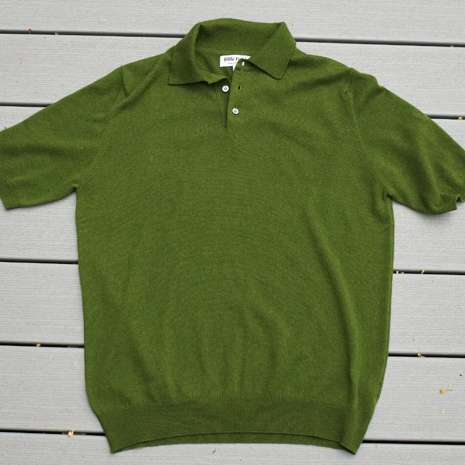 The Malcolm 2-Ply Cashmere Cotton Short Sleeve Polo Shirt