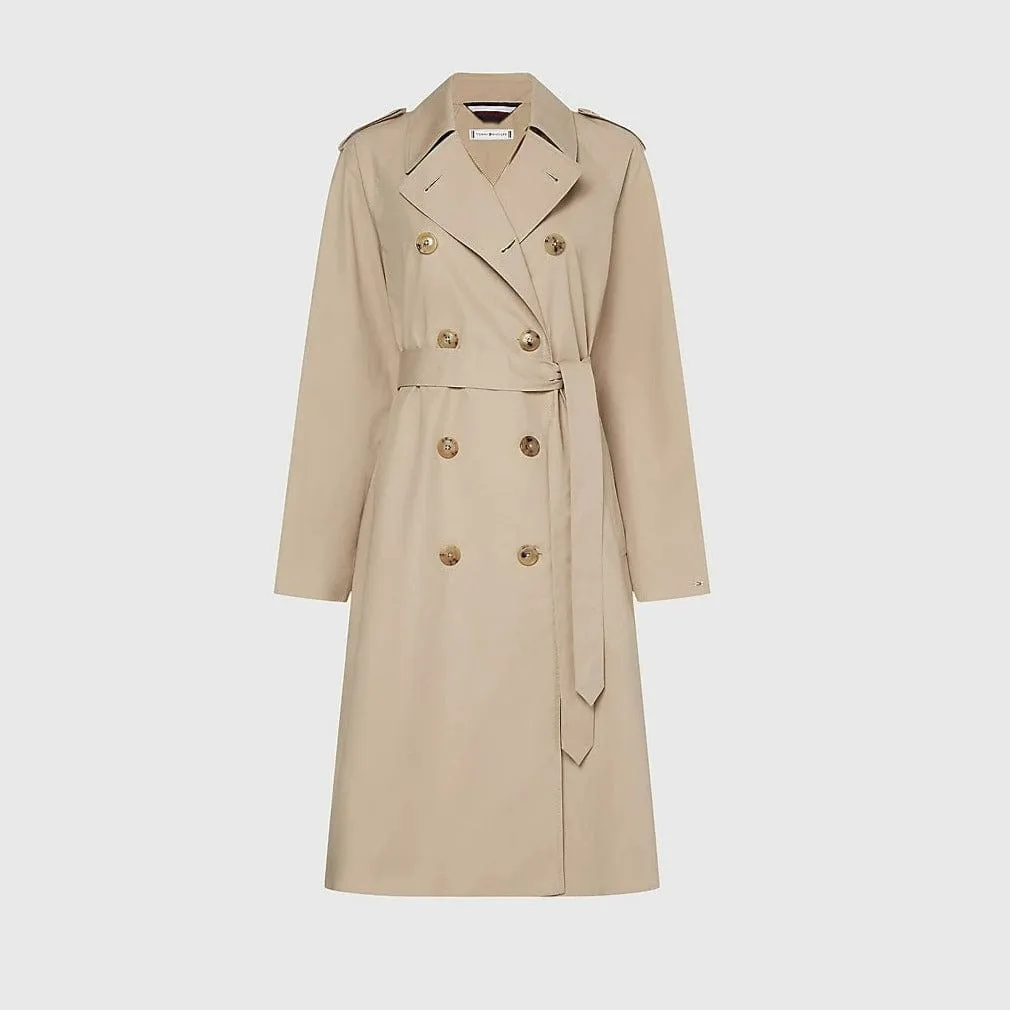 Tommy Hilfiger Double breasted Trench Coat Beige