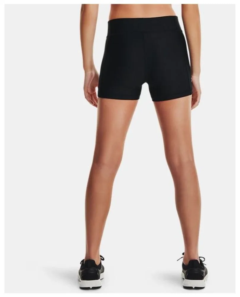 Under Armour Womens HeatGear Armour Mid-Rise Shorty Shorts