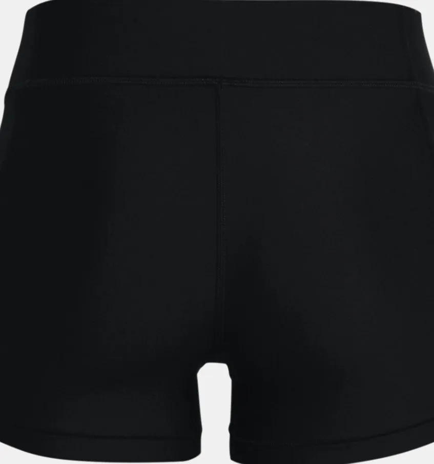 Under Armour Womens HeatGear Armour Mid-Rise Shorty Shorts