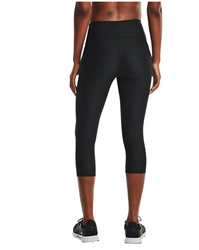 Under Armour Womens HeatGear Armour No-Slip Waistband Capri Pants