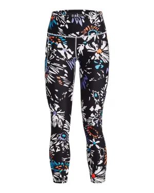 Under Armour Womens HeatGear No-Slip Waistband Printed Ankle Leggings